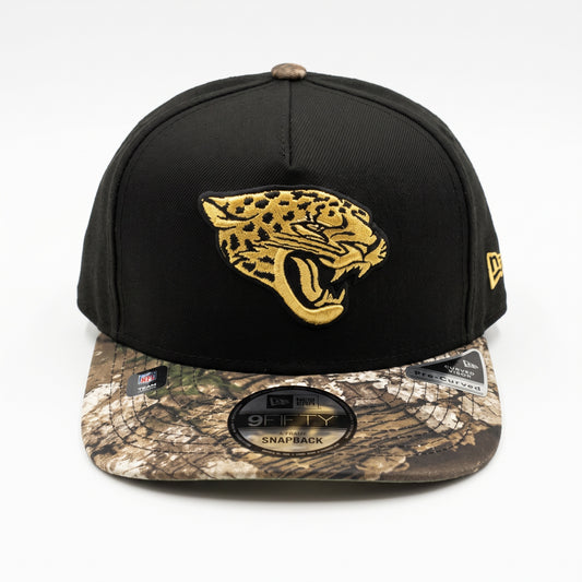 NFL Jacksonville Jaguars New Era 9FIFTY Historic Alt Snapback Hat - Black