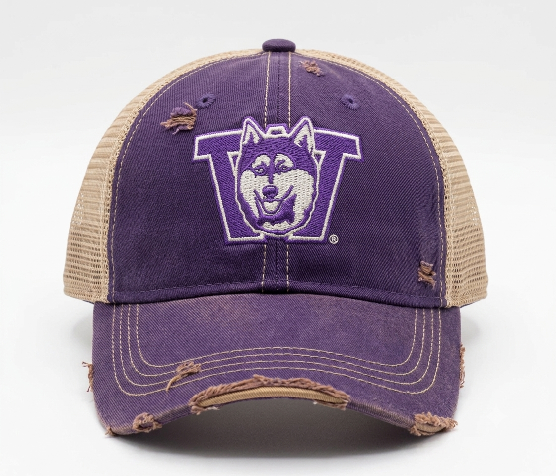 Washington Huskies mesh trucker Hat