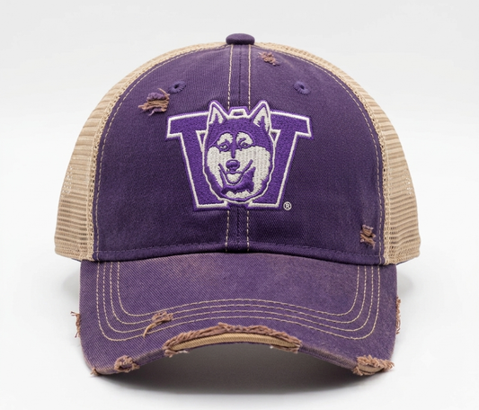 Washington Huskies mesh trucker Hat