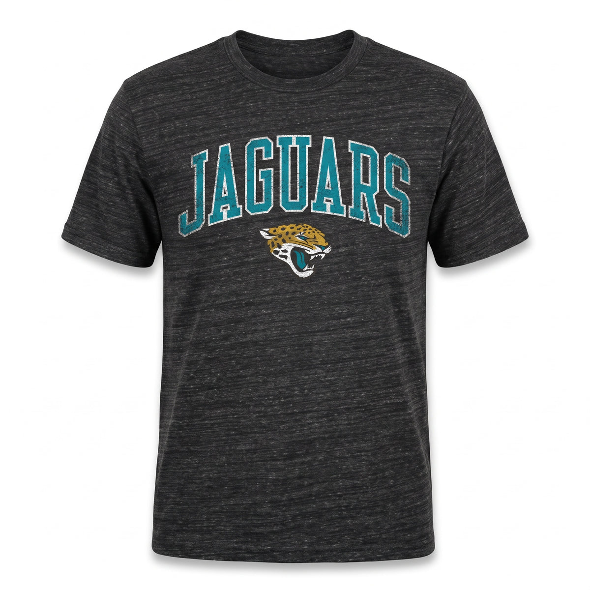 Jacksonville Jaguars Fanatics Men's Gallant Effort Black Heather Tee