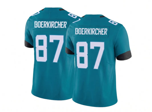 NFL Jacksonville Jaguars Nike Game Jersey Mens Nate Boerkircher Teal