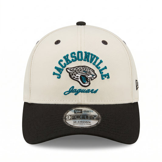 Jacksonville Jaguars New Era 9Forty M-Crown A-Frame 2026 Rivalries Fan Pack Snapback Hat