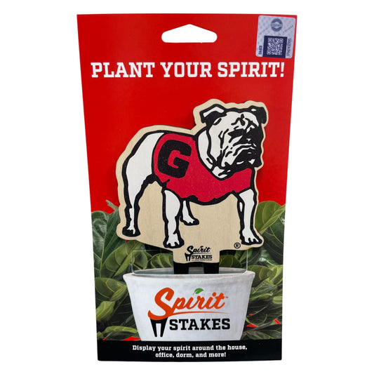 University of Georgia Standing Bulldog Color Plant Stake