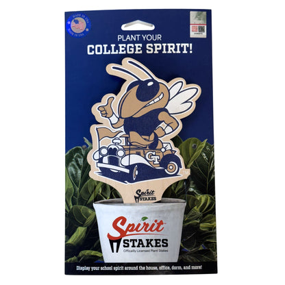 Georgia Tech Driving Buzz Color Plant Stake