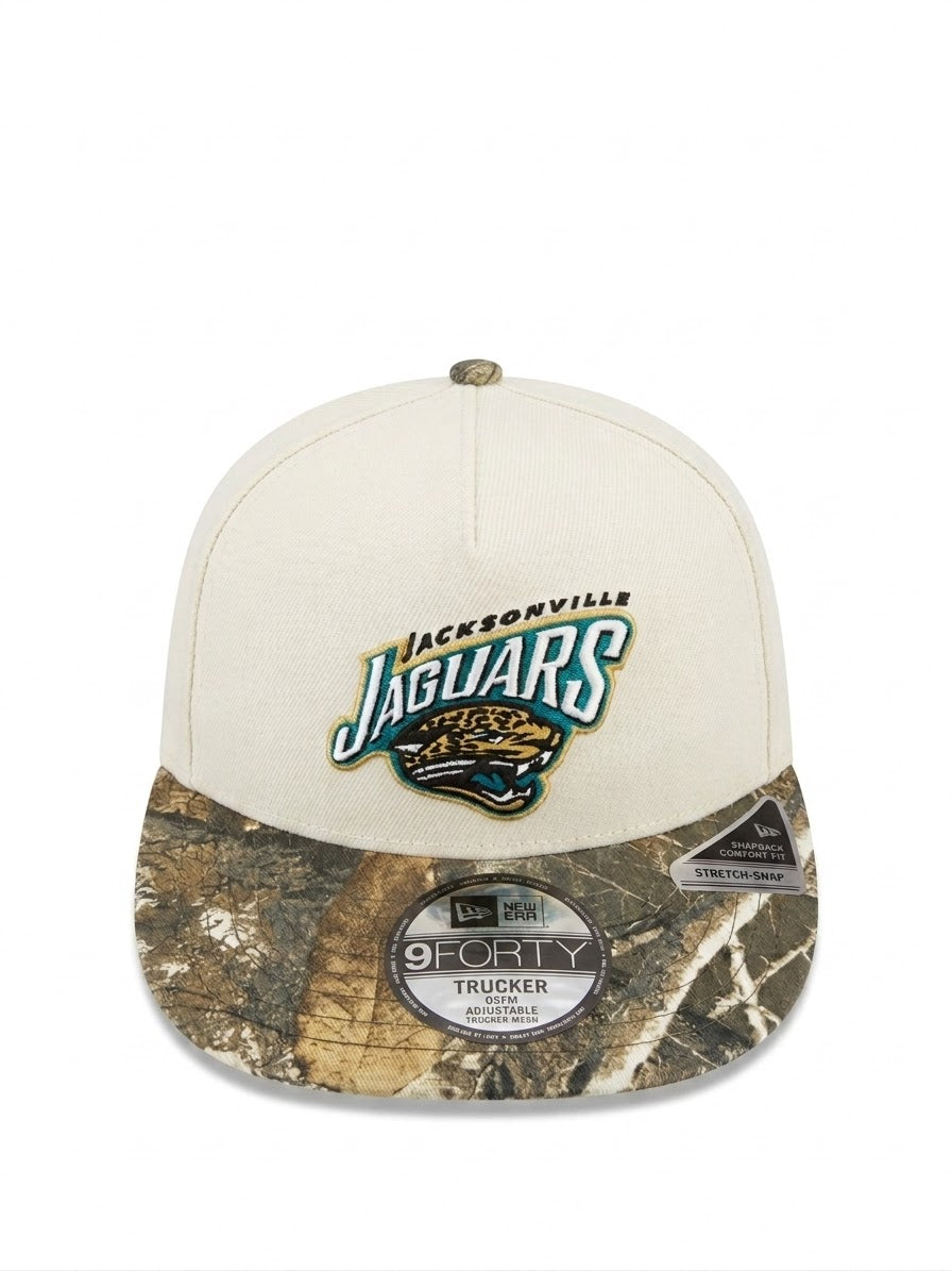 Jacksonville Jaguars New Era 9Fifity AF Real Trim Brim Thrwbk Hat