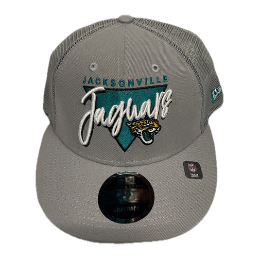 Jacksonville Jaguars New Era 9Fifty grey script mesh hat