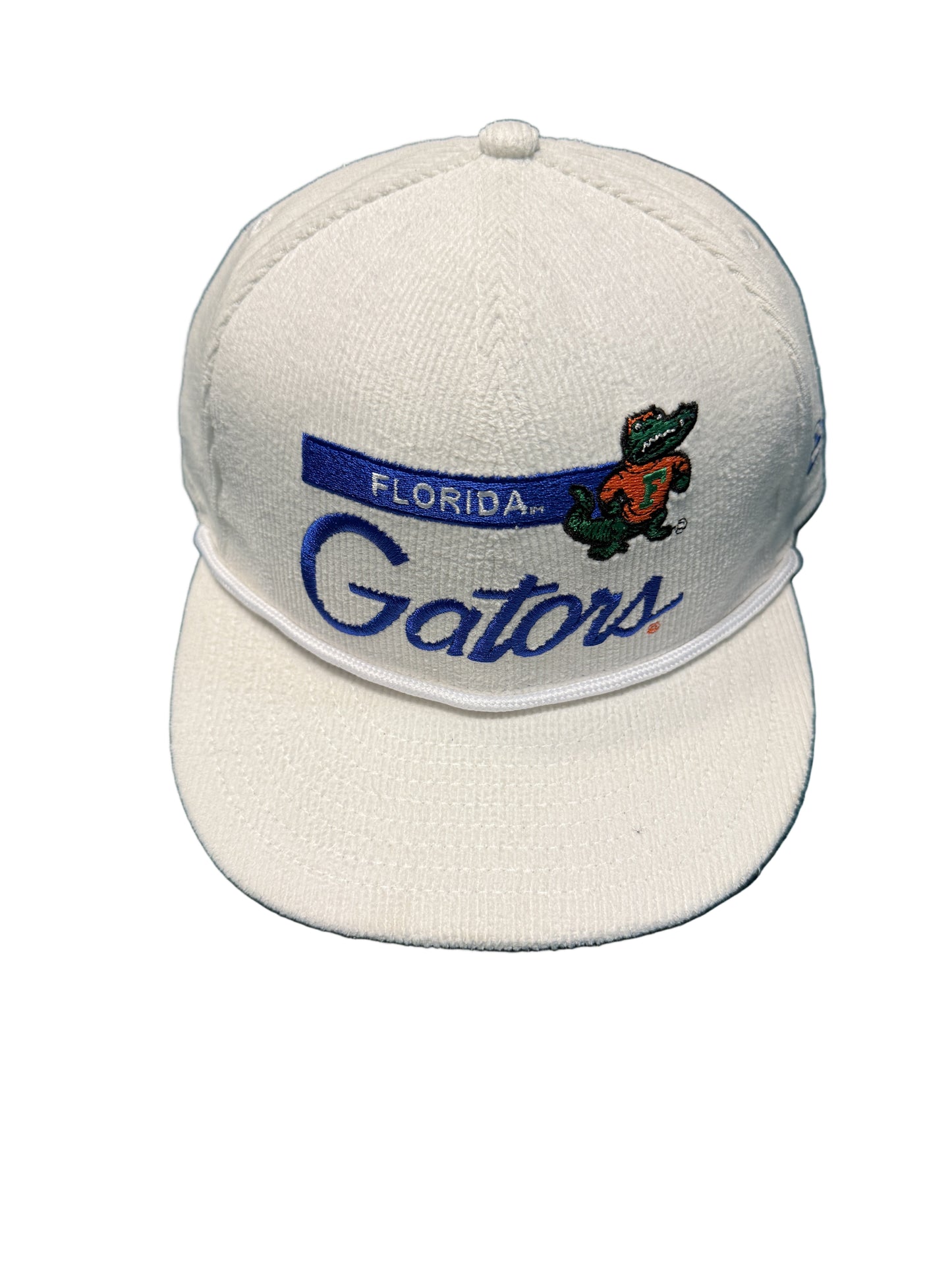 Florida Gators 950 Cord Rope White Vintage Albert Hat New Era - officially licensed fan gear