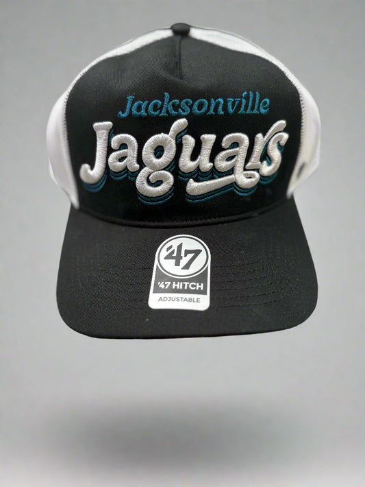 Jacksonville Jaguars Pensacola Clean Up Strapback '47 Brand Trucker