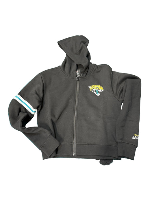 JACKSONVILLE JAGUARS CROPPED FULL ZIP HOODIE - WOMENS
