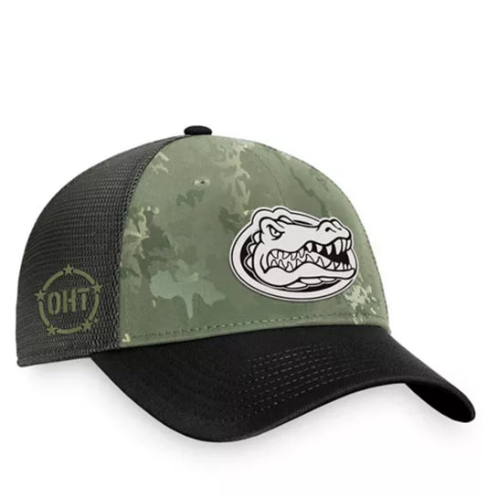 University of Florida Military Mid Crown Snapback
