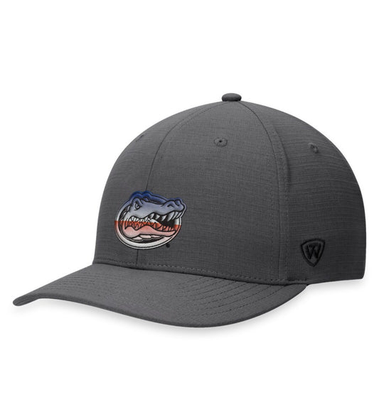 Florida Gators Top of the World Iron Flex Hat - Gray
