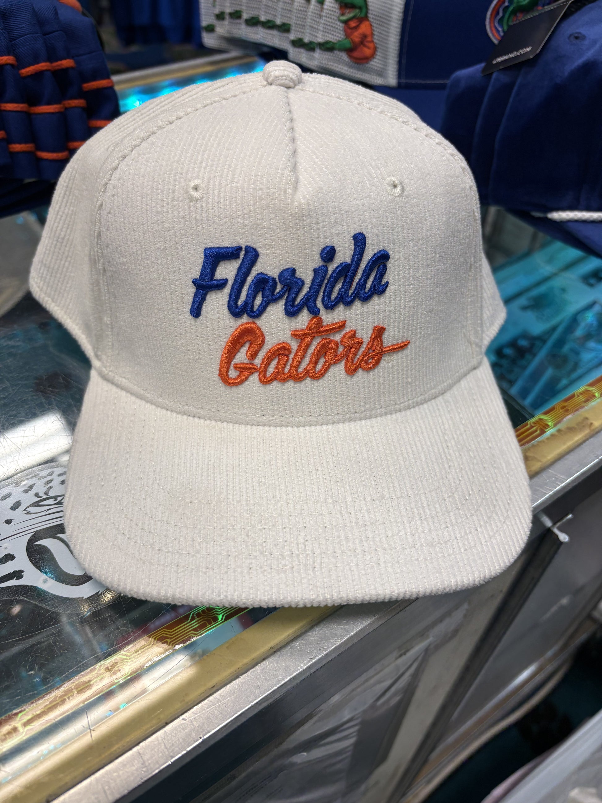 University of Florida Legacy All White corduroy Snap