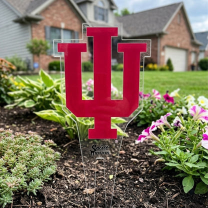 Indiana University Trident Garden Sign