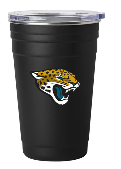 Jacksonville Jaguars LogoBrands 22oz Flipside Stainless Cup - officially licensed fan gear