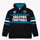 Jacksonville Jaguars Mitchell & Ness Vintage Logo Head Coach Fleece Pullover Hoodie