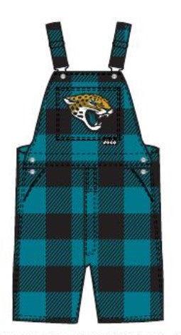 Jacksonville Jaguars FOCO Men's Plaid Bib Overalls