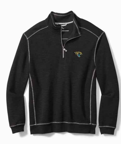 Jacksonville Jaguars Men's Tommy Bahama Tobago Bay Half-Zip Sweatshirt