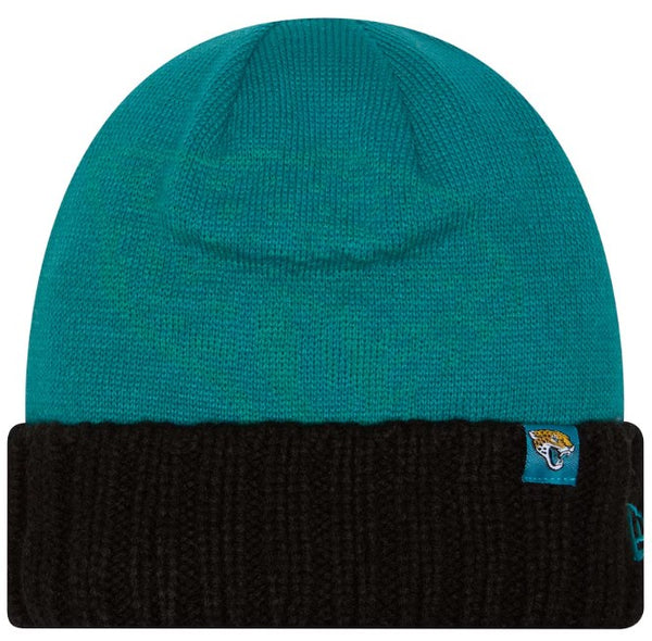 Jacksonville Jaguars New Era Oversize Teal Knit Hat