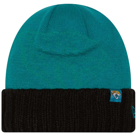 Jacksonville Jaguars New Era Oversize Teal Knit Hat