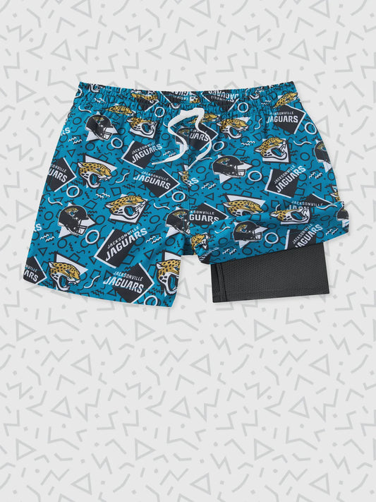 Jacksonville Jaguars The Jaguars Game Day Fit 5.5" Classic Lined Swim
