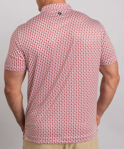 Alabama Rammer Jammer Polo — on-model