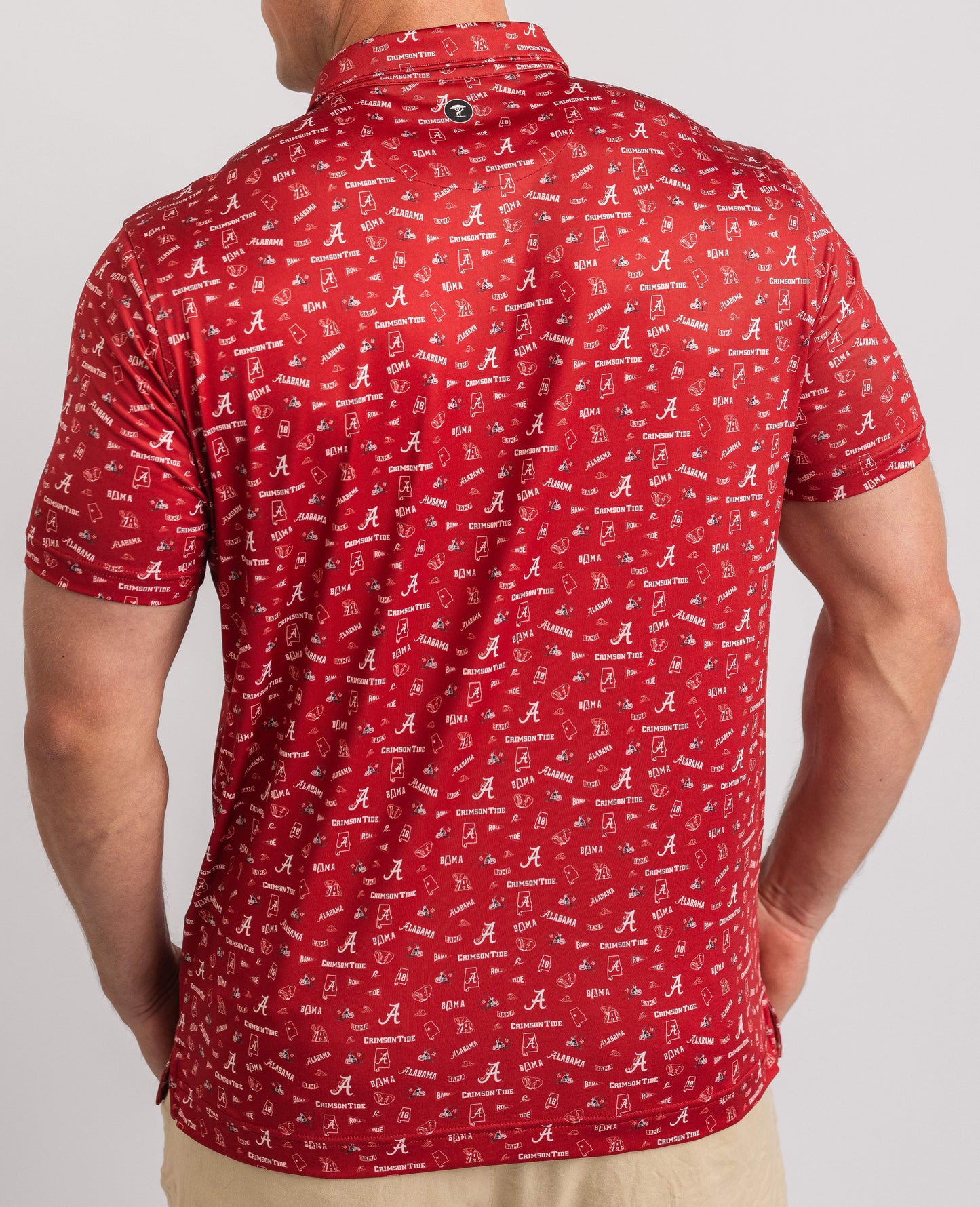 Alabama Safari Polo — on-model