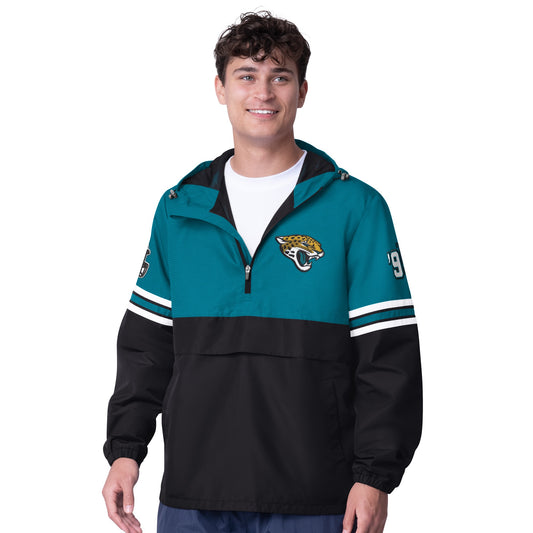 JACKSONVILLE JAGUARS  Batter Up Hooded Pullover Jacket by Glll