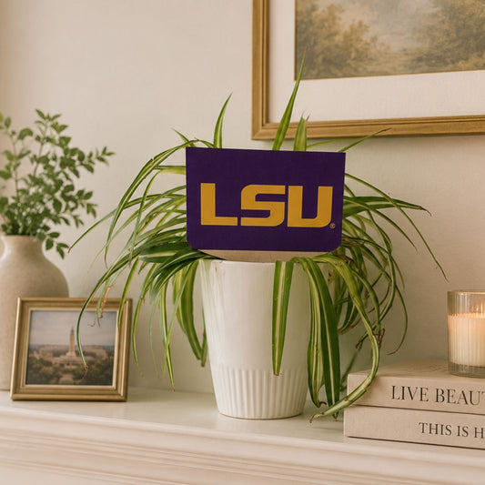 LSU Logo Color Plant Stake