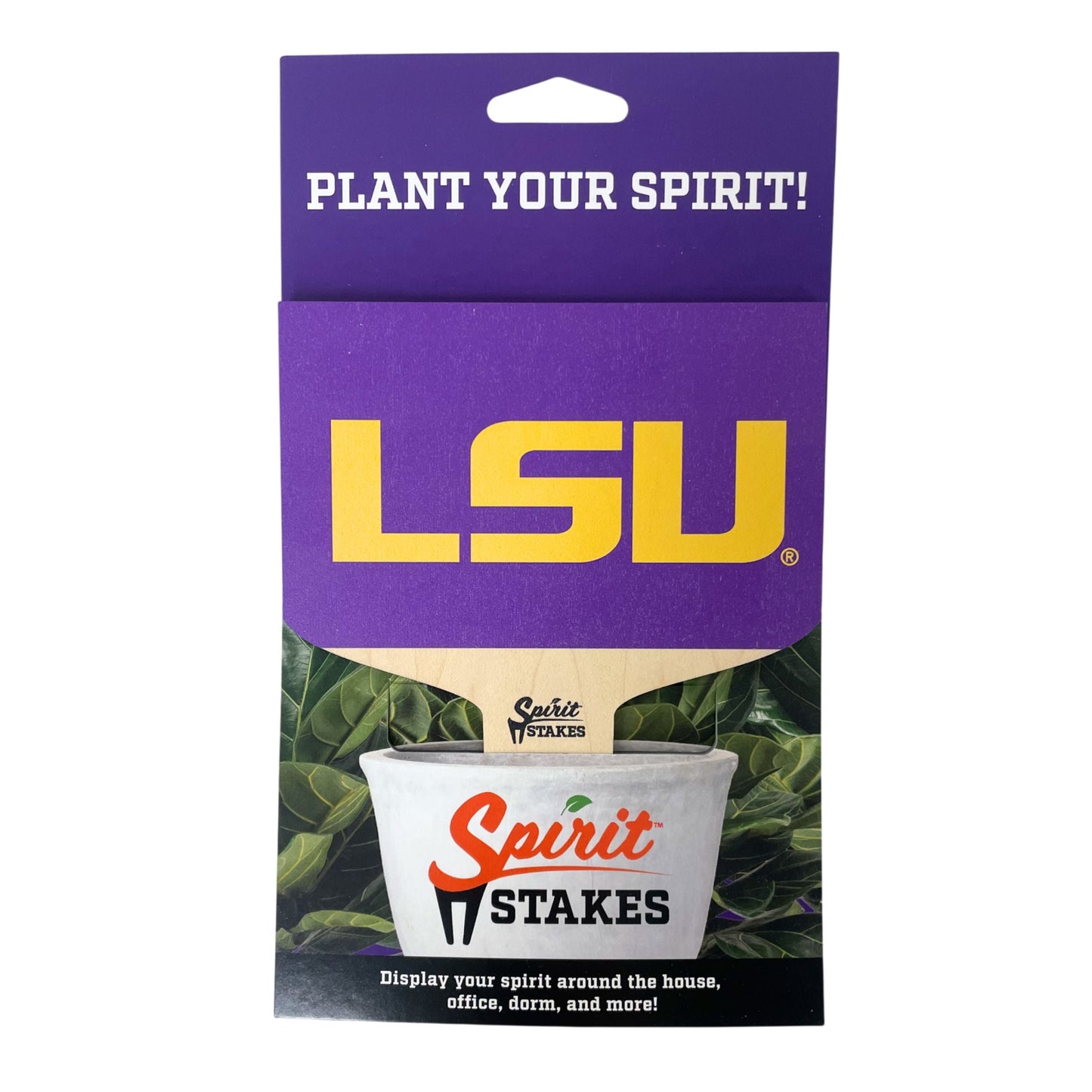 LSU Logo Color Plant Stake