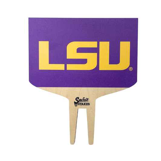 LSU Logo Color Plant Stake