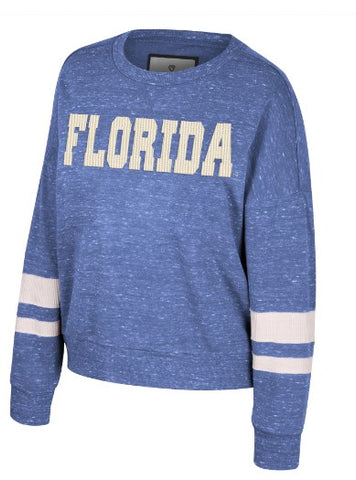 University of Florida Gators Colosseum Ladies Lost City Speckle Fleece Crewneck