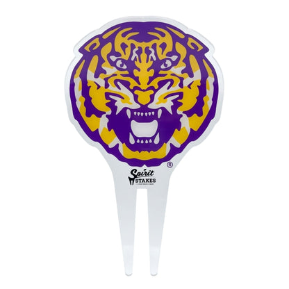 Louisiana State University Tiger Head Garden Sign
