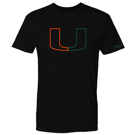 NCAA Miami Hurricanes FloGrown Blackout Tee