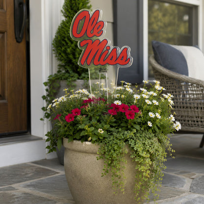 Mississippi, University of  -  Ole Miss Medium Garden Stake
