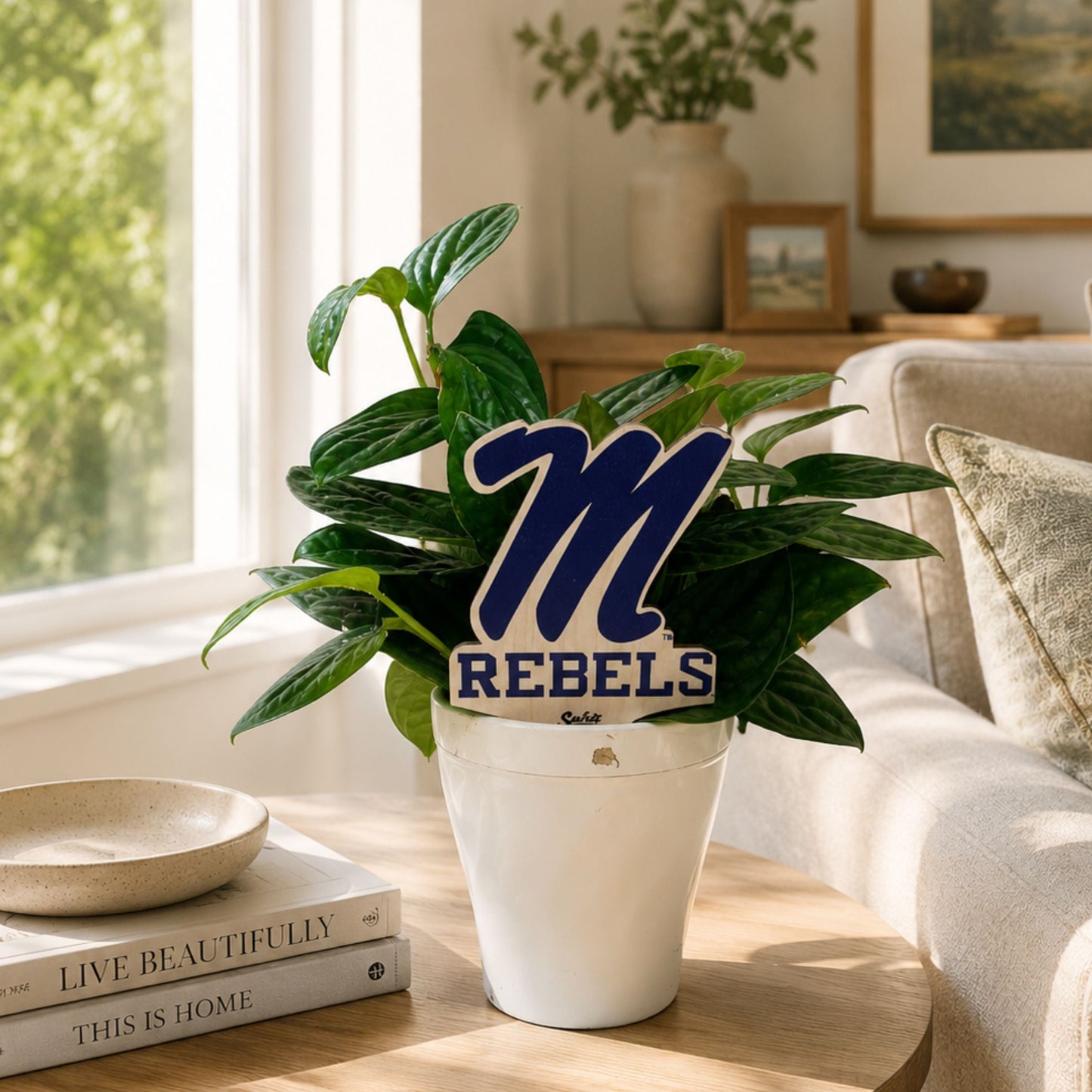 Mississippi, University of - Rebels Color Plant Stake