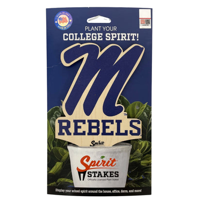 Mississippi, University of - Rebels Color Plant Stake
