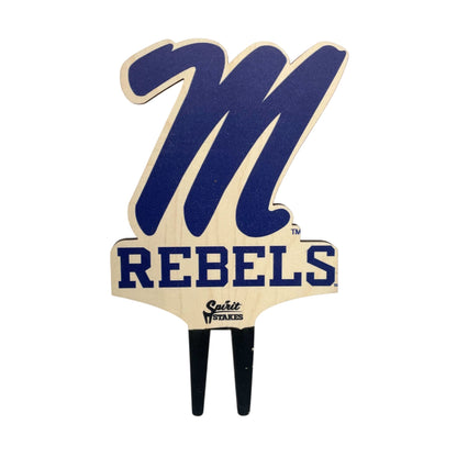 Mississippi, University of - Rebels Color Plant Stake