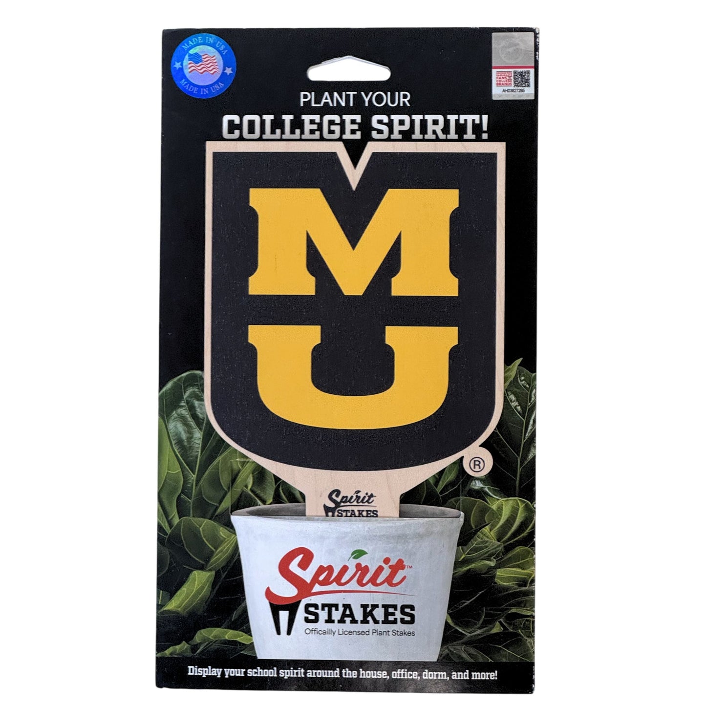 Missouri, University of -  "MU" Color Plant Stake