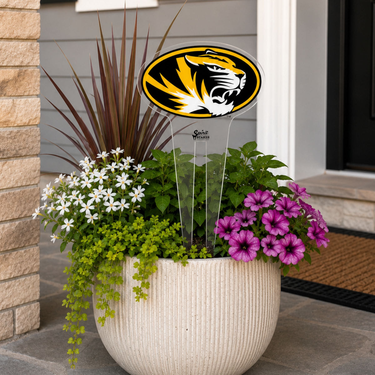 Missouri Tiger Medium Garden Stake