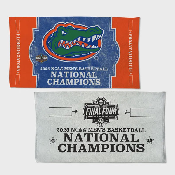 NCAA Division 1 Basketball Champions Florida Gators Final Four West Champions Full Color Locker Room Towel