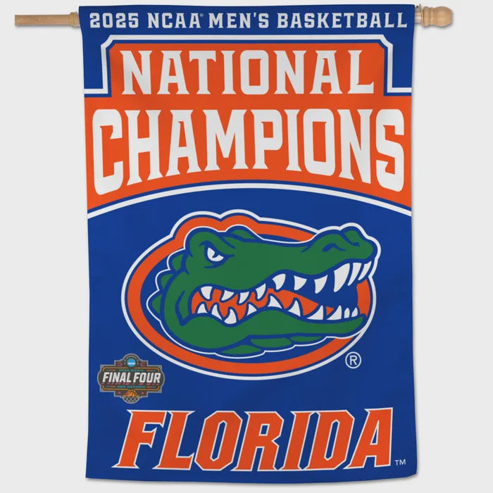 Ncaa Division 1 Basketball Champions Florida Gators Final Four West Champions Vertical Flag