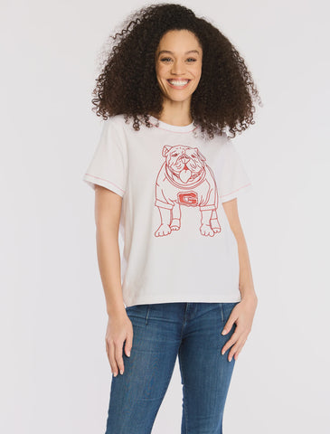 NCAA Georgia Bulldogs The Embroidered Women’s Tee