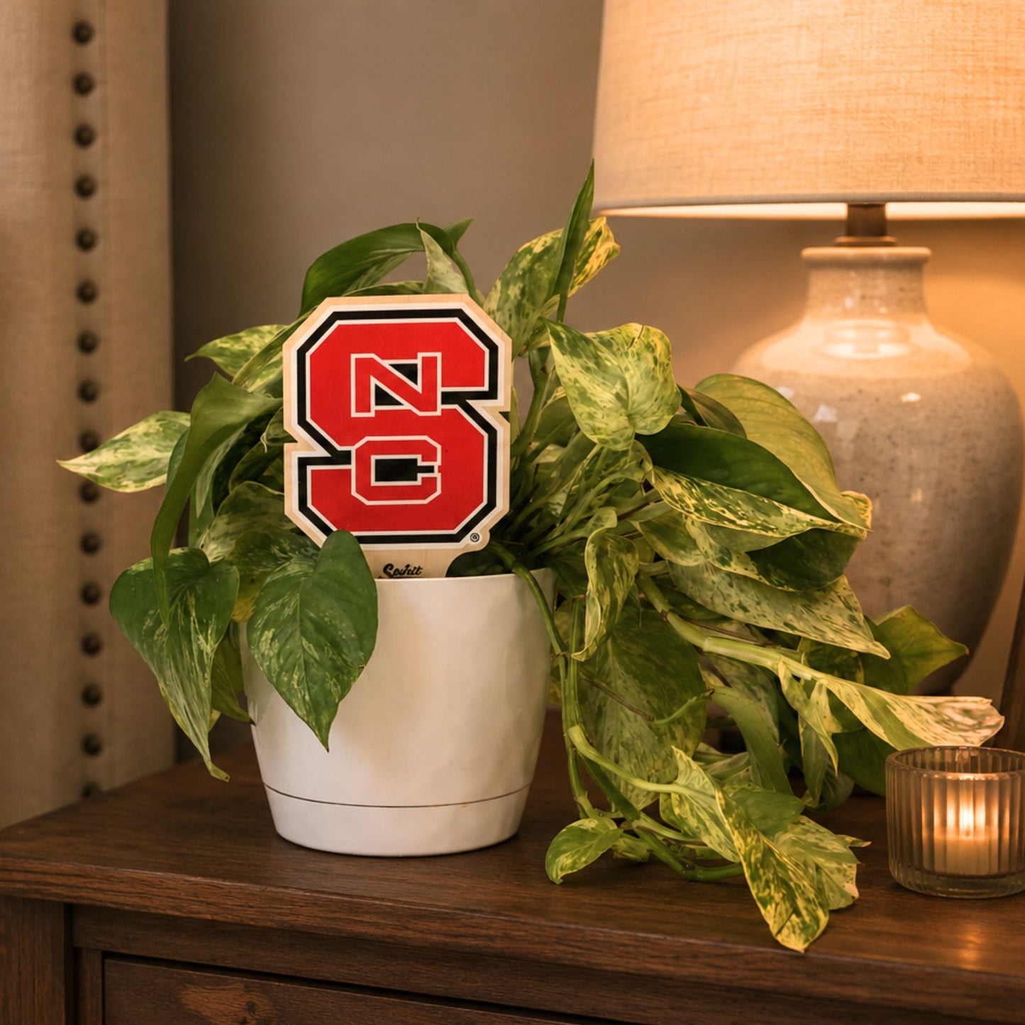 North Carolina State Logo Color Plant Stake