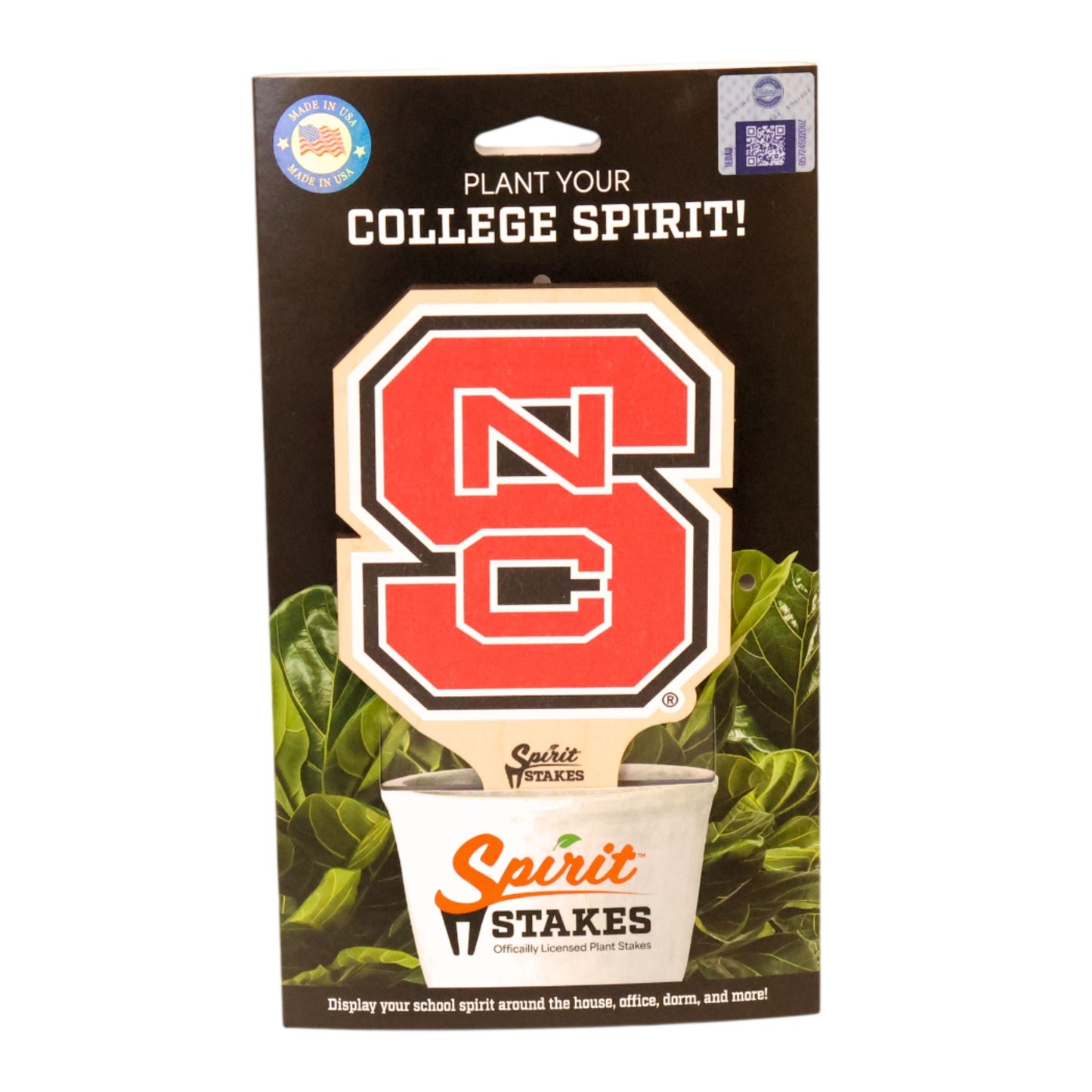 North Carolina State Logo Color Plant Stake