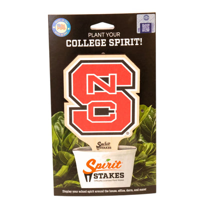 North Carolina State Logo Color Plant Stake