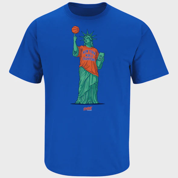NBA New York Knicks Smack World Champions Royal T-Shirt