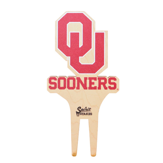 Oklahoma Logotype Color Plant Stake