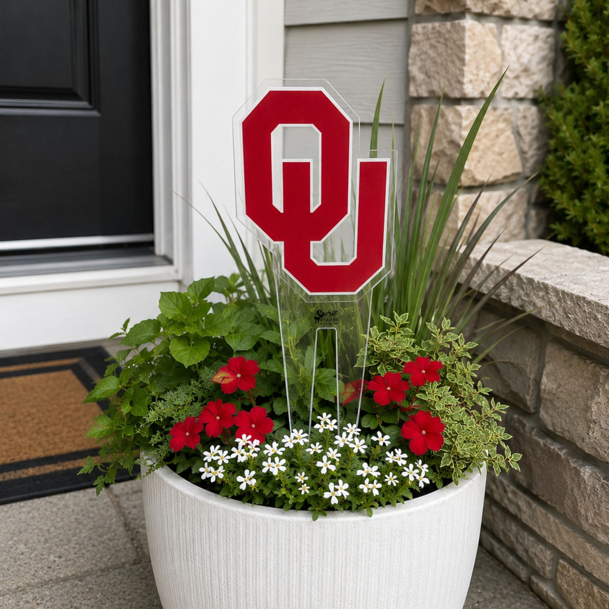 Oklahoma OU Medium Garden Stake