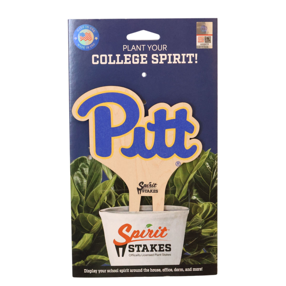 Pittsburgh, University of - "Pitt" Color Plant Stake