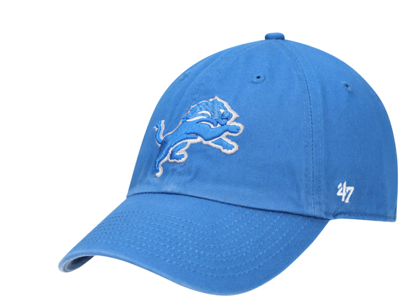 Detroit Lions '47 Primary Clean Up Adjustable Hat - Blue